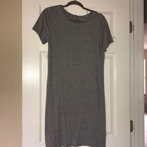 Heather grey T-shirt dress